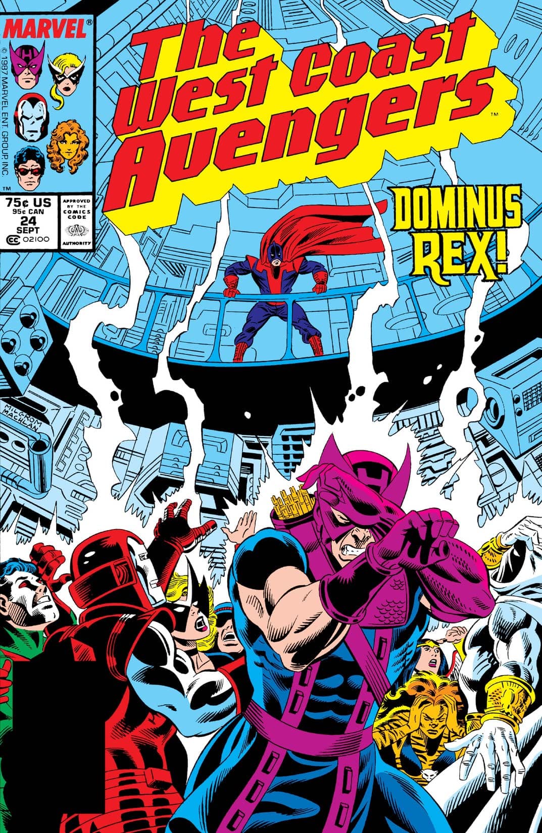 West Coast Avengers #24 cover