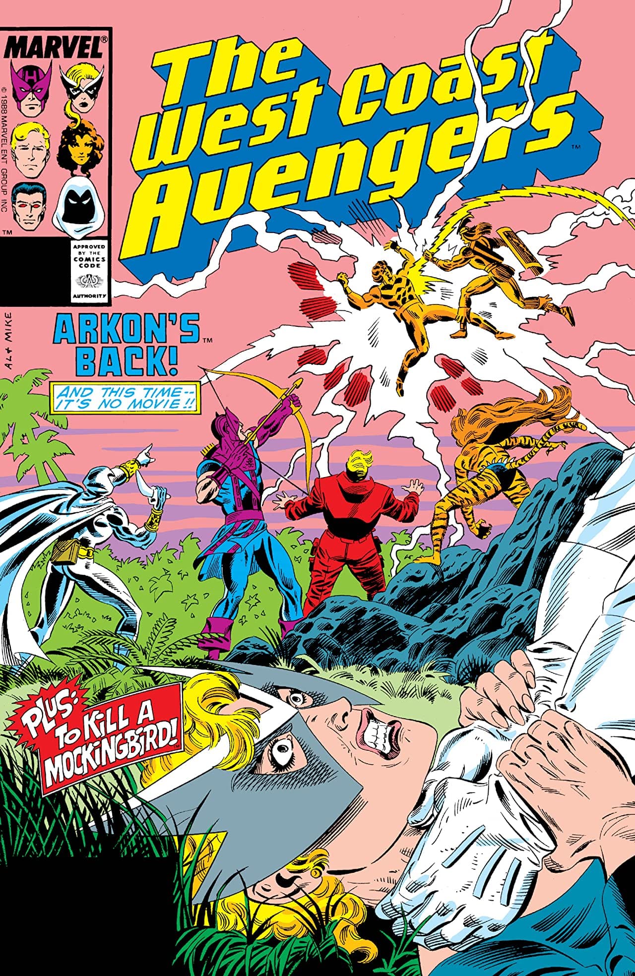 West Coast Avengers #31 cover