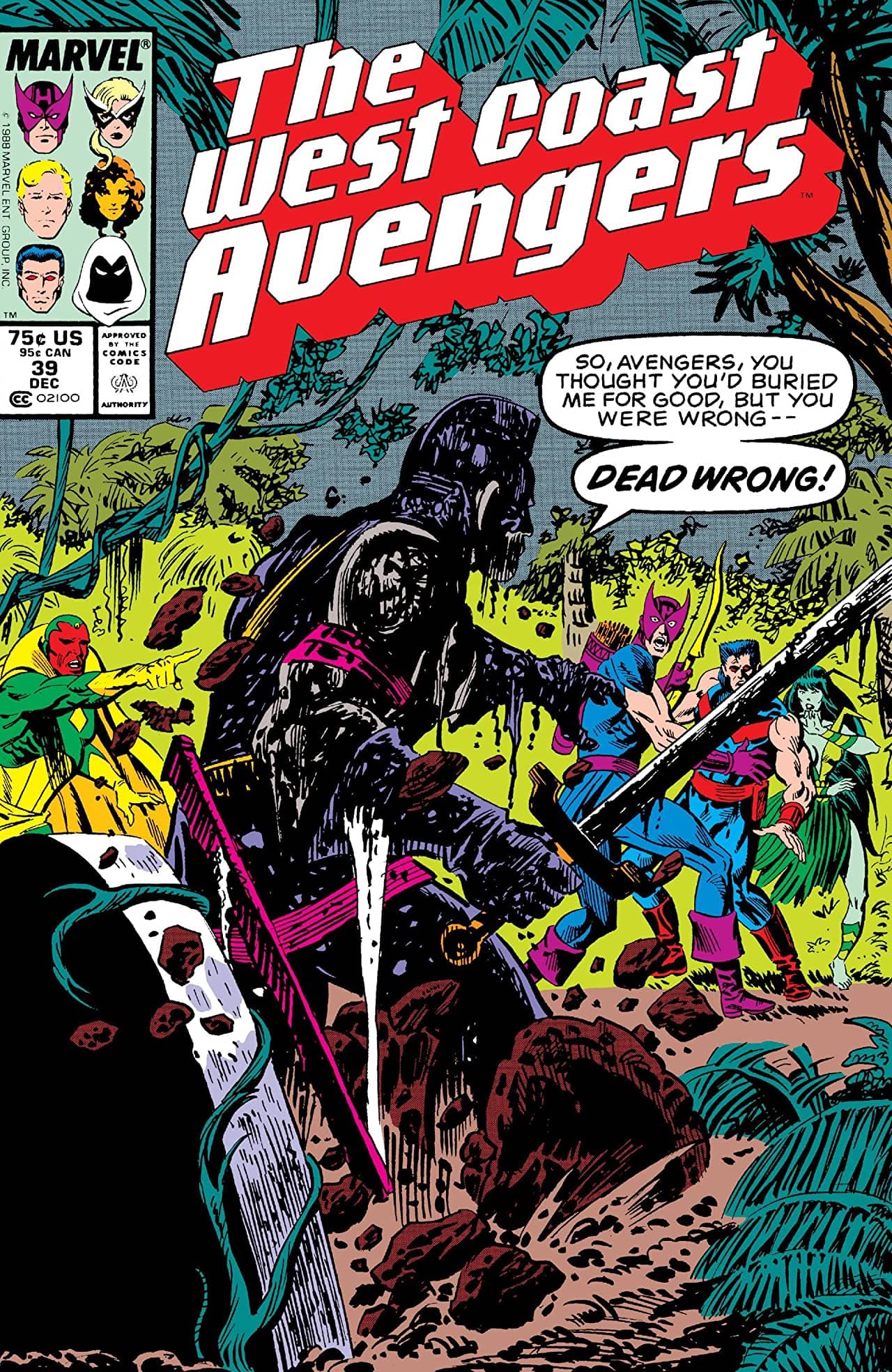 West Coast Avengers #39 cover