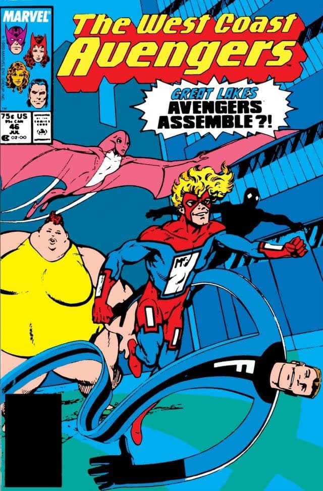 West Coast Avengers #46 cover