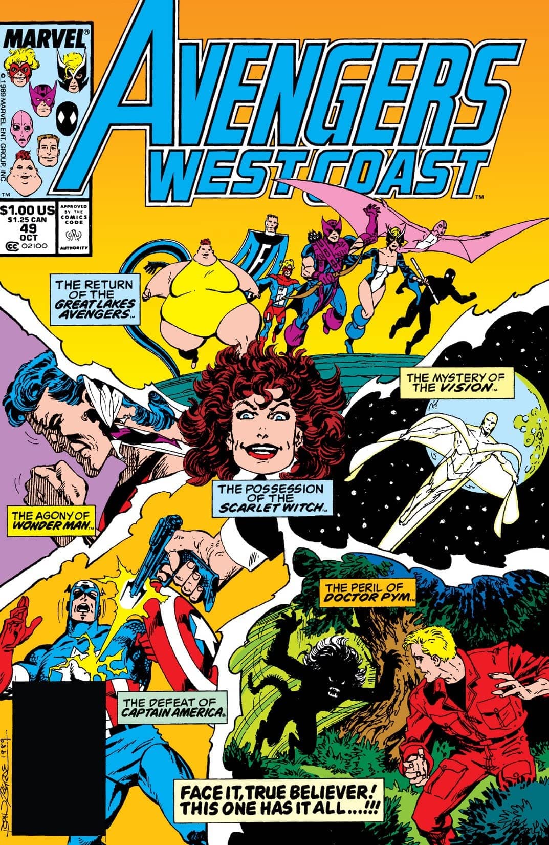 Avengers West Coast #49