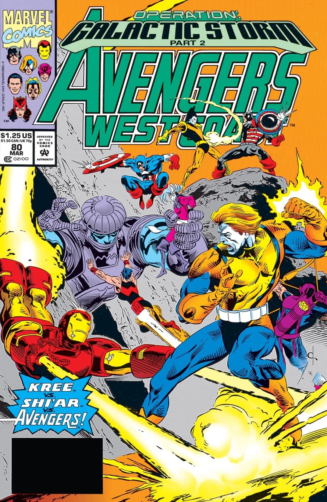 Avengers West Coast #80