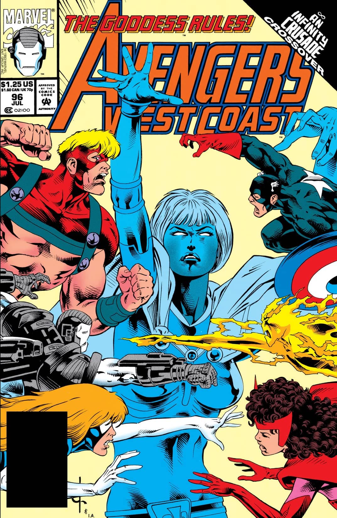 Avengers West Coast #96 cover