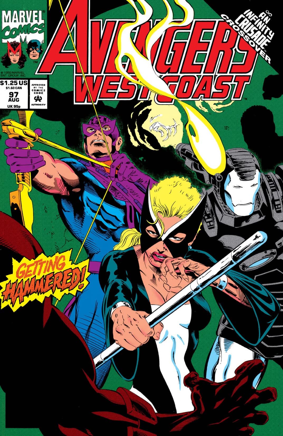 Avengers West Coast #97 cover