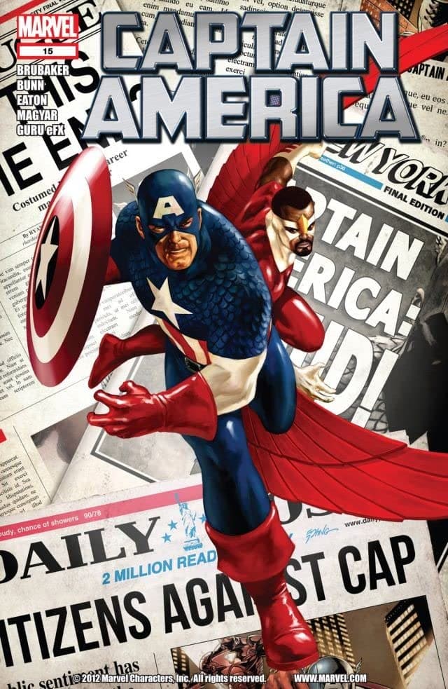 Captain America #15 cover