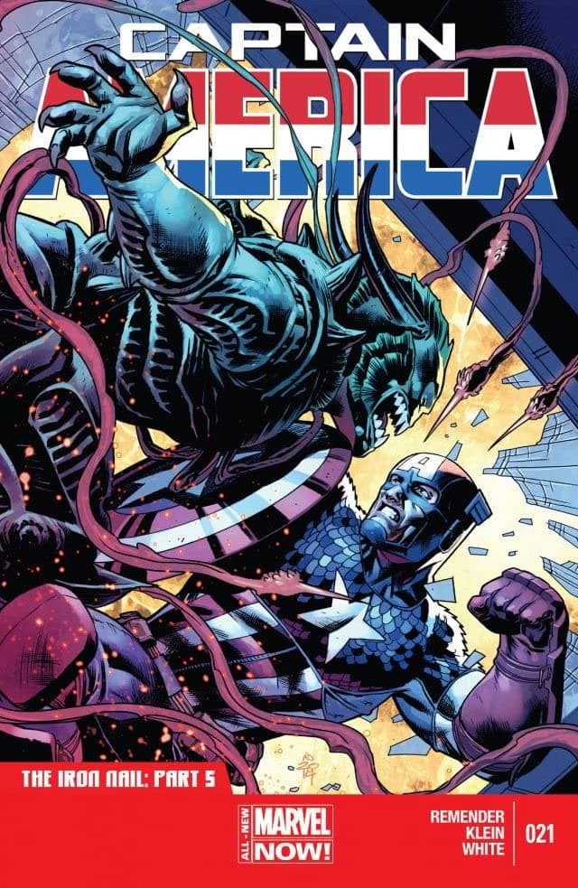 Captain America #21 cover