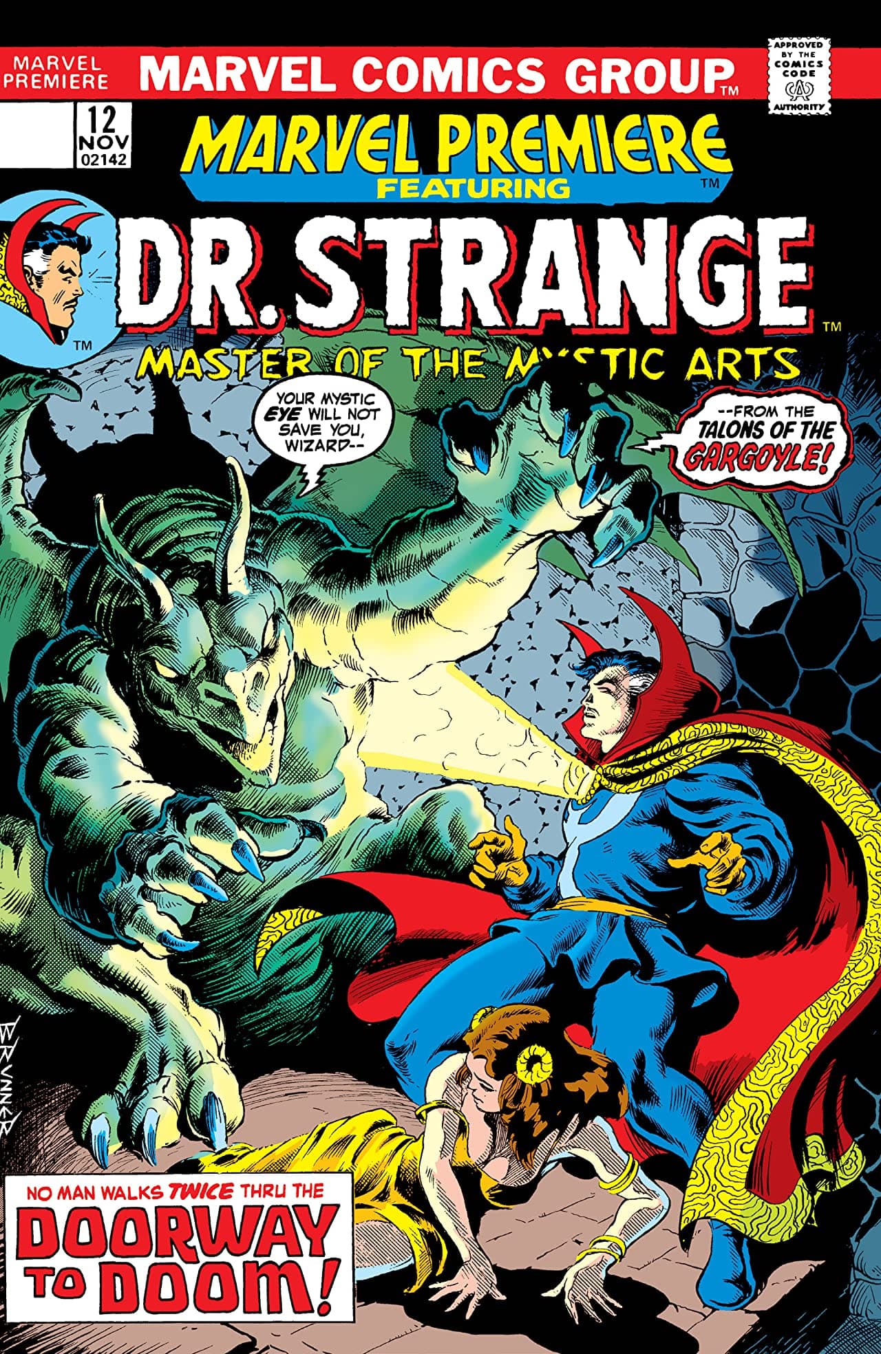 Marvel Premiere #12 cover