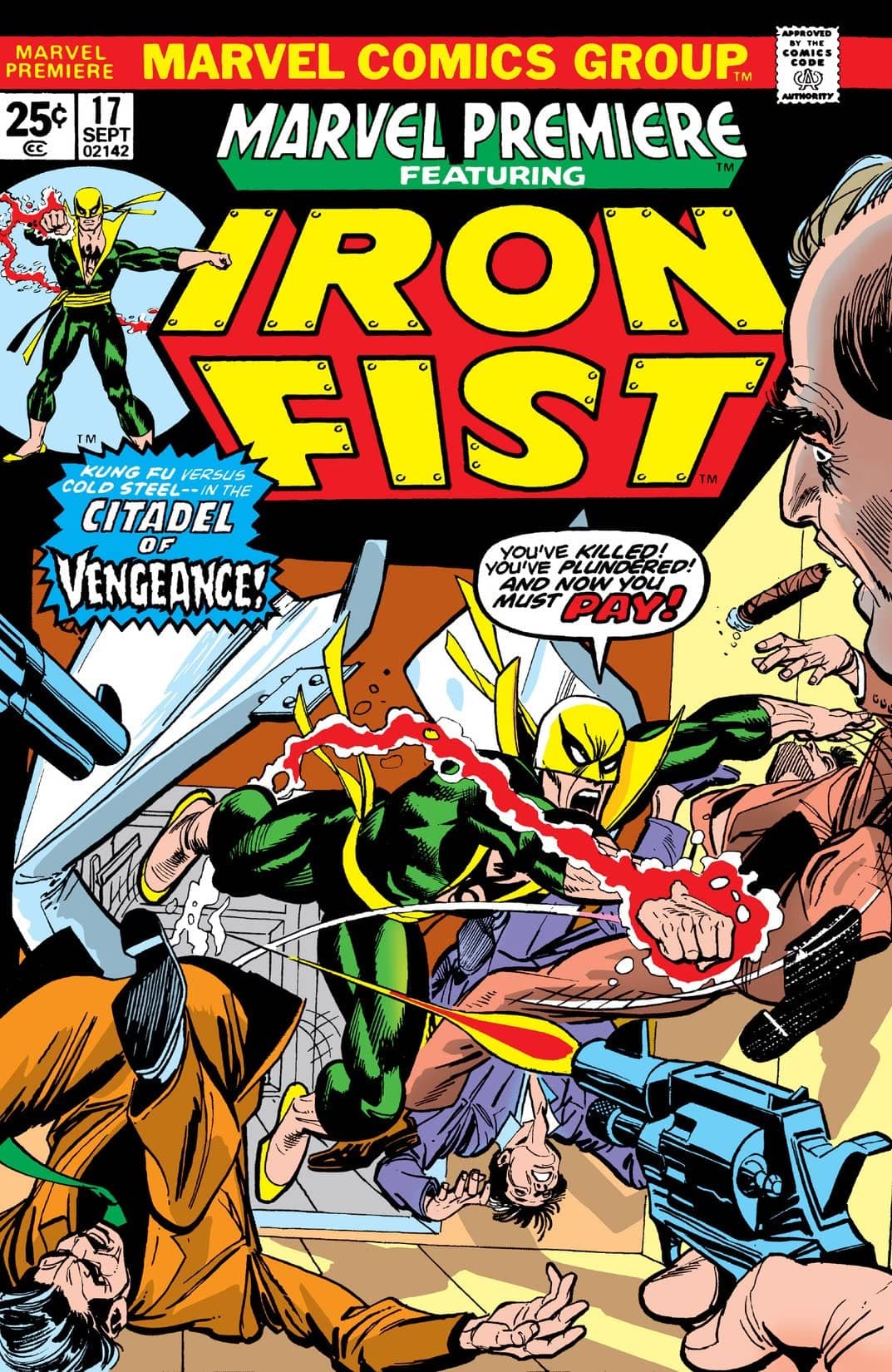 Marvel Premiere #17 cover