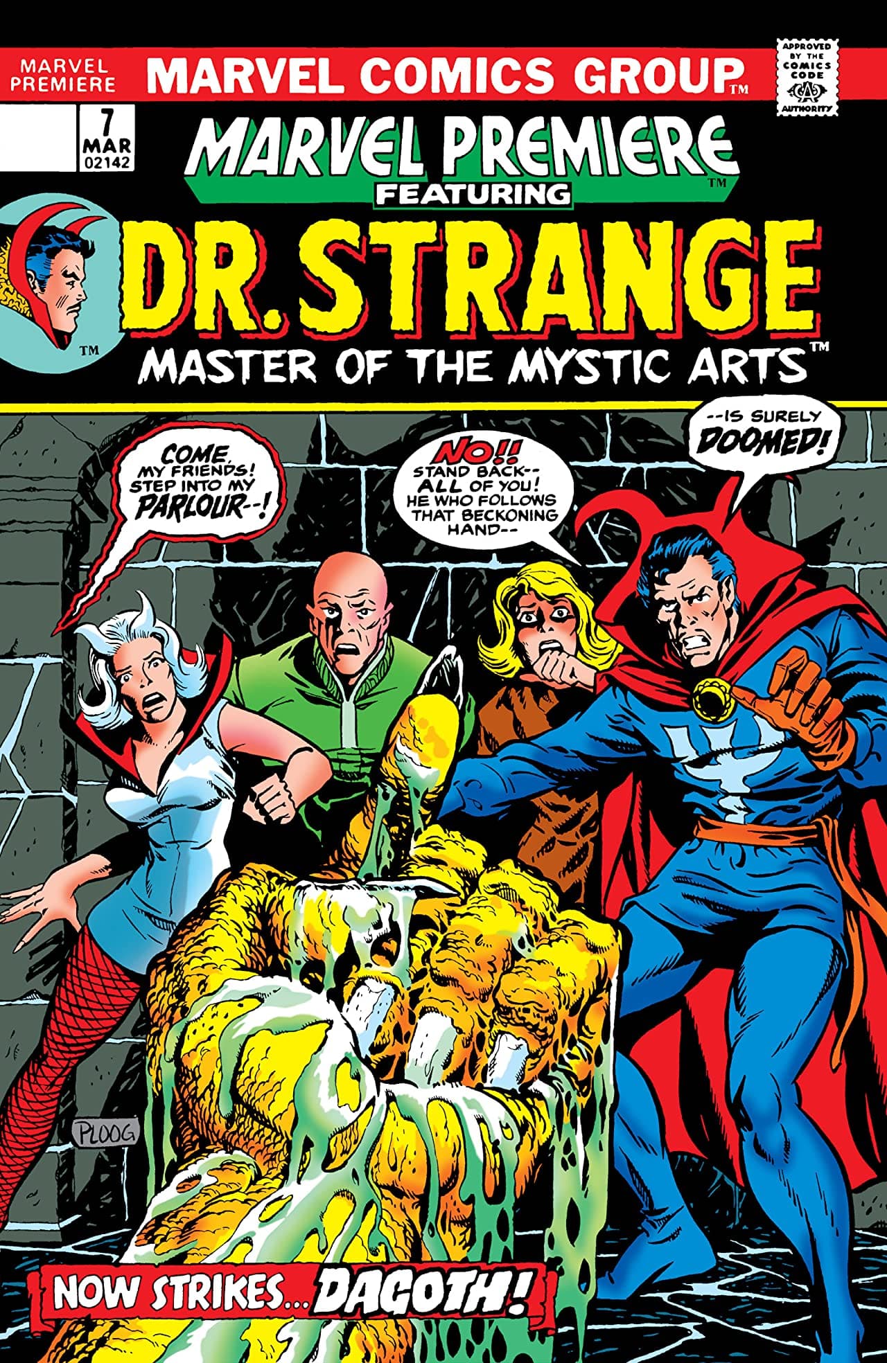 Marvel Premiere #7 cover