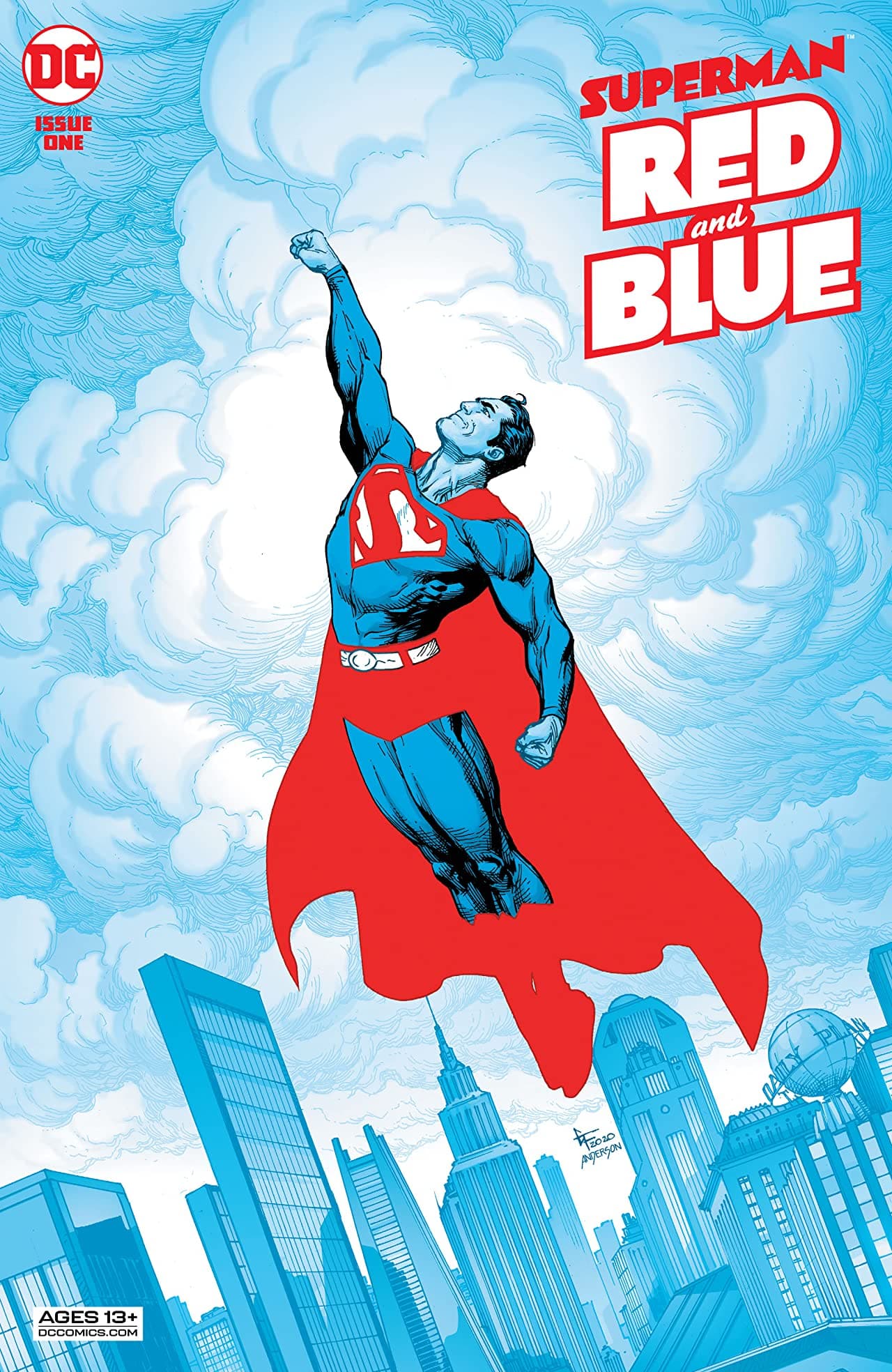 Superman Red and Blue #1 cover