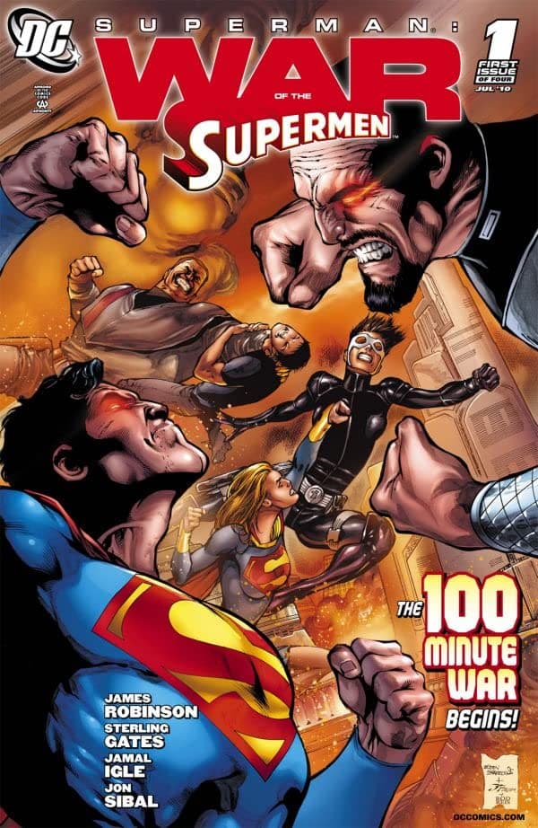 Superman: War of the Supermen #1 cover
