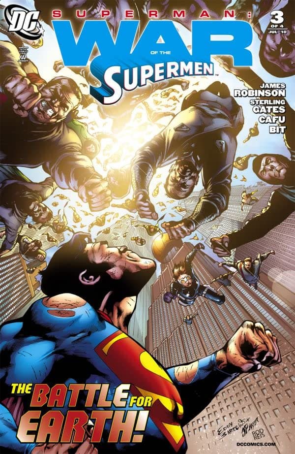 Superman: War of the Supermen #3 cover