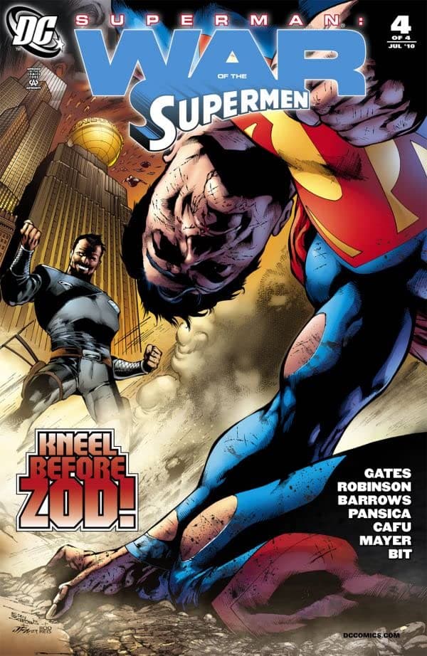 Superman: War of the Supermen #4 cover
