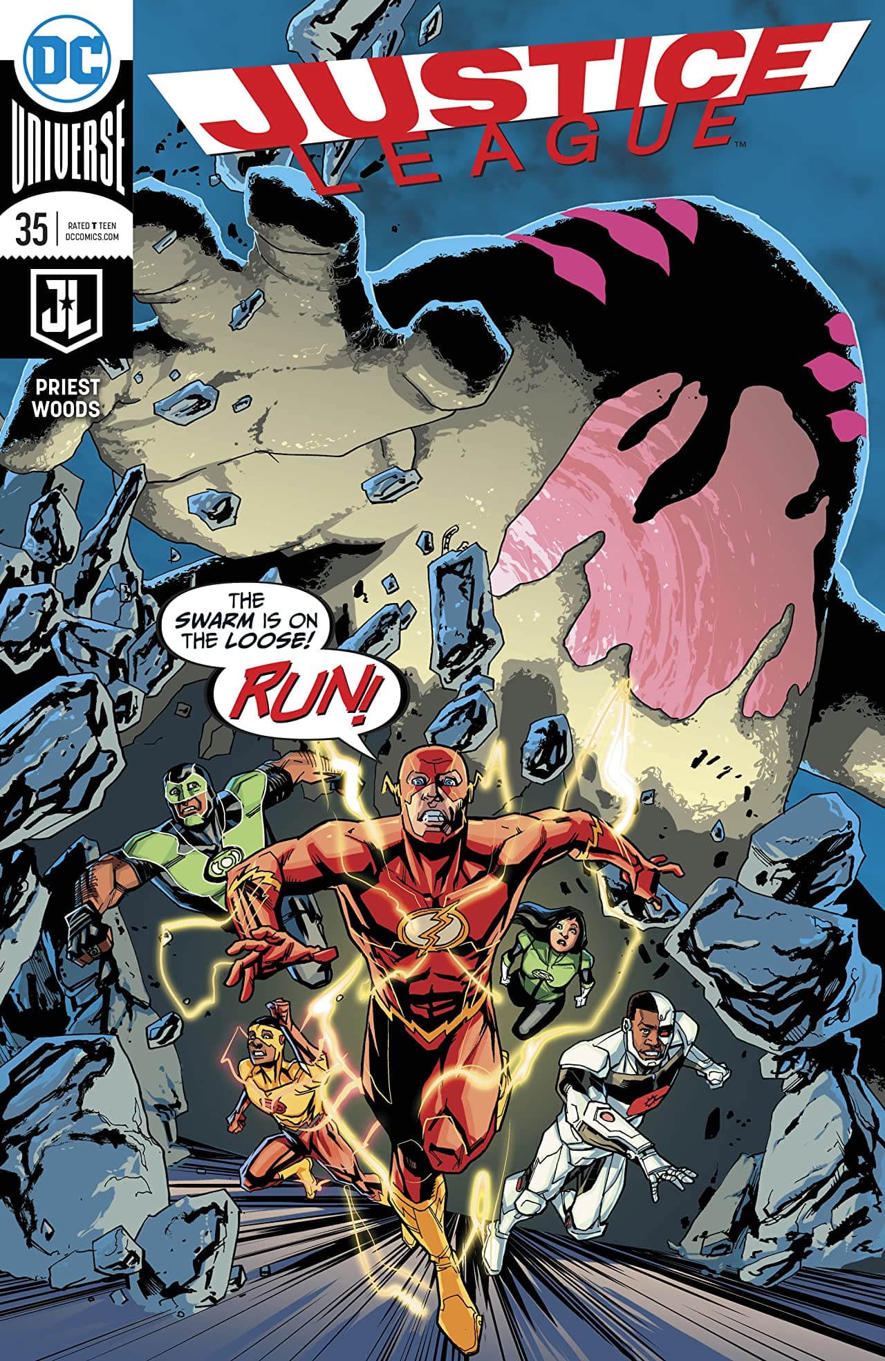 Justice League #35 cover