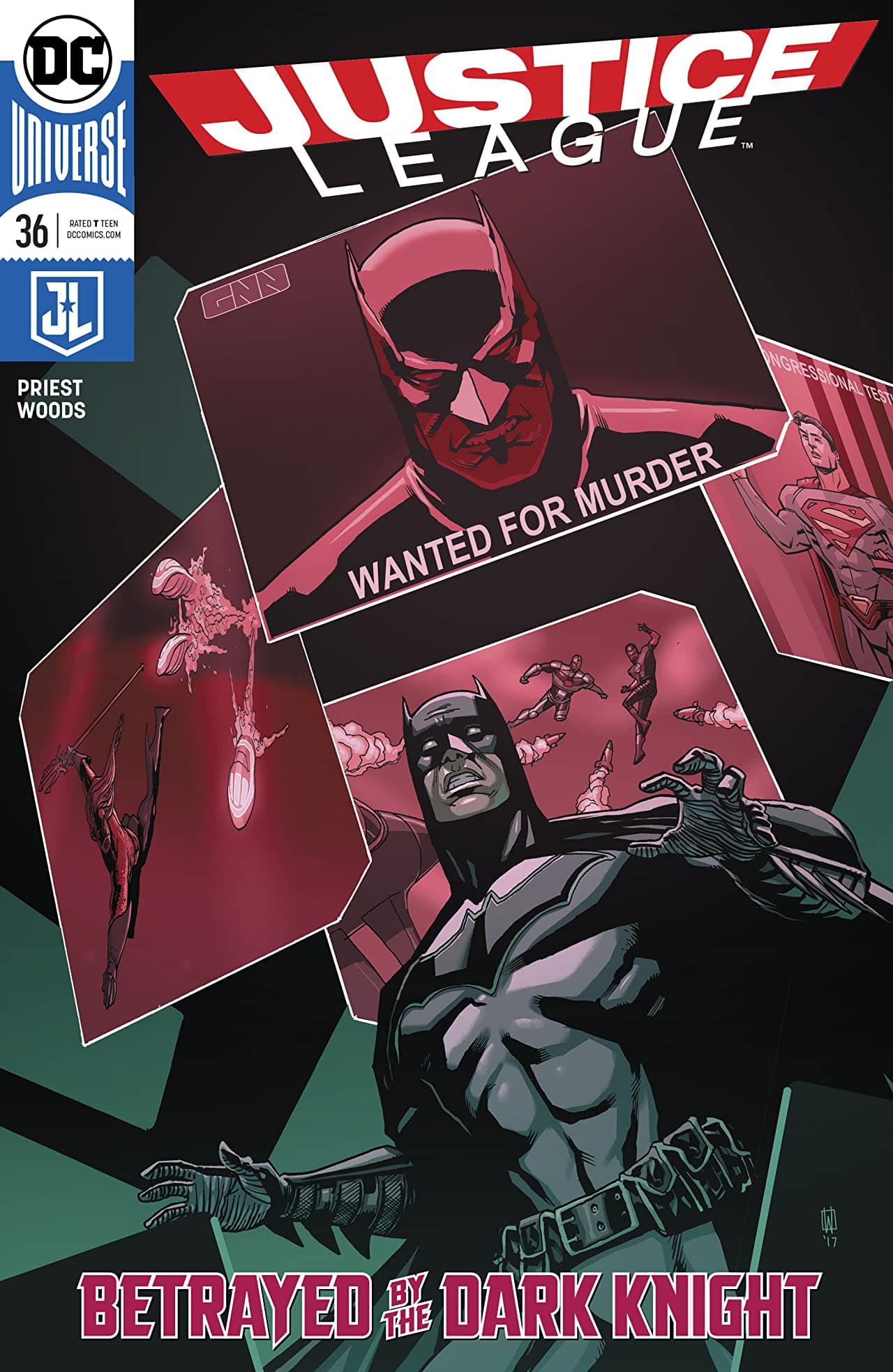 Justice League #36 cover