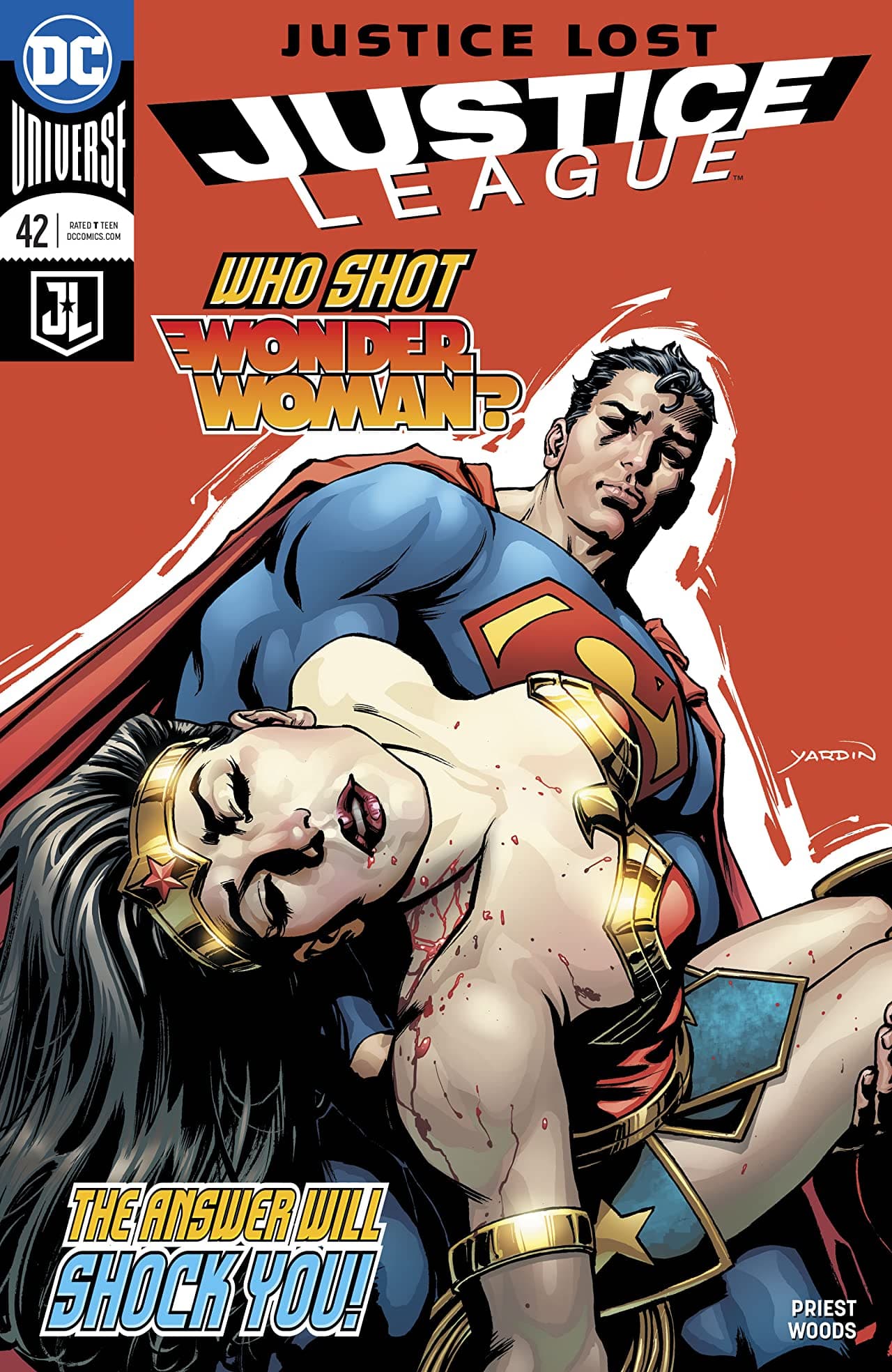 Justice League #42 cover