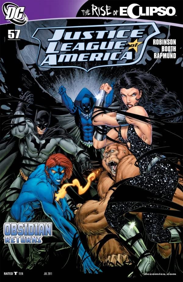Justice League of America #57 cover