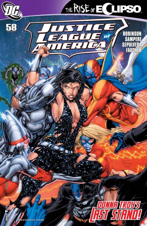 Justice League of America #58 cover