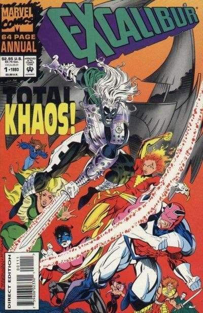 Excalibur Annual cover — © Marvel Comics