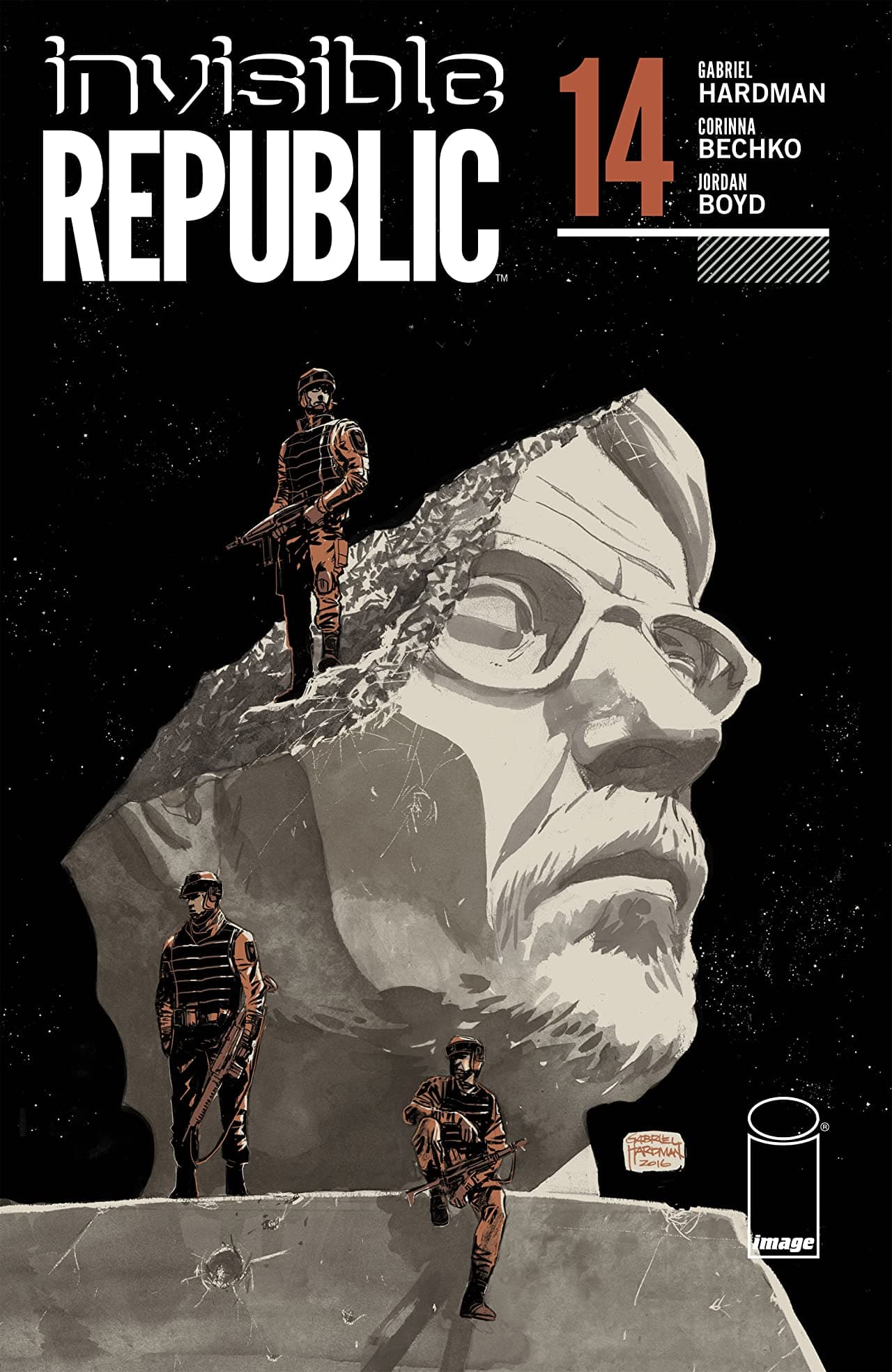 Invisible Republic #14 cover