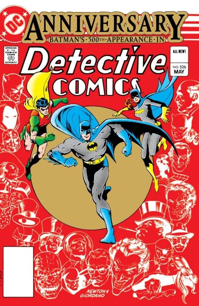 Detective Comics #526 cover