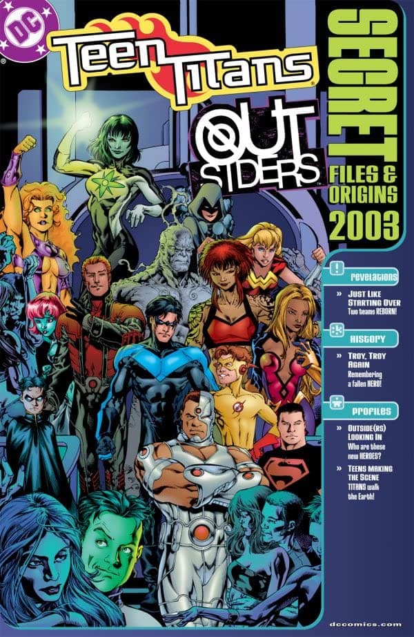 Teen Titans / Outsiders Secret Files 2003