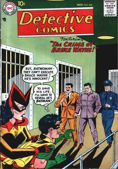 Detective Comics #249 cover