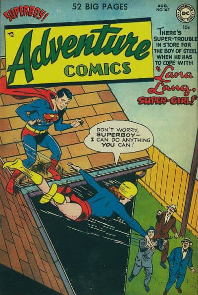 Adventure Comics #167 cover
