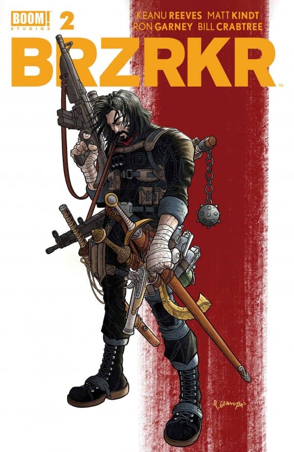 Brzrkr #2 cover