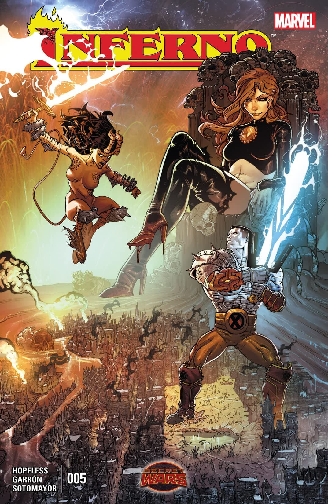 Inferno #5 cover