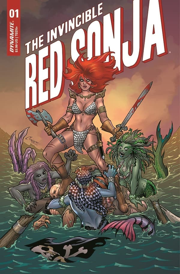 The Invincible Red Sonja #1 cover