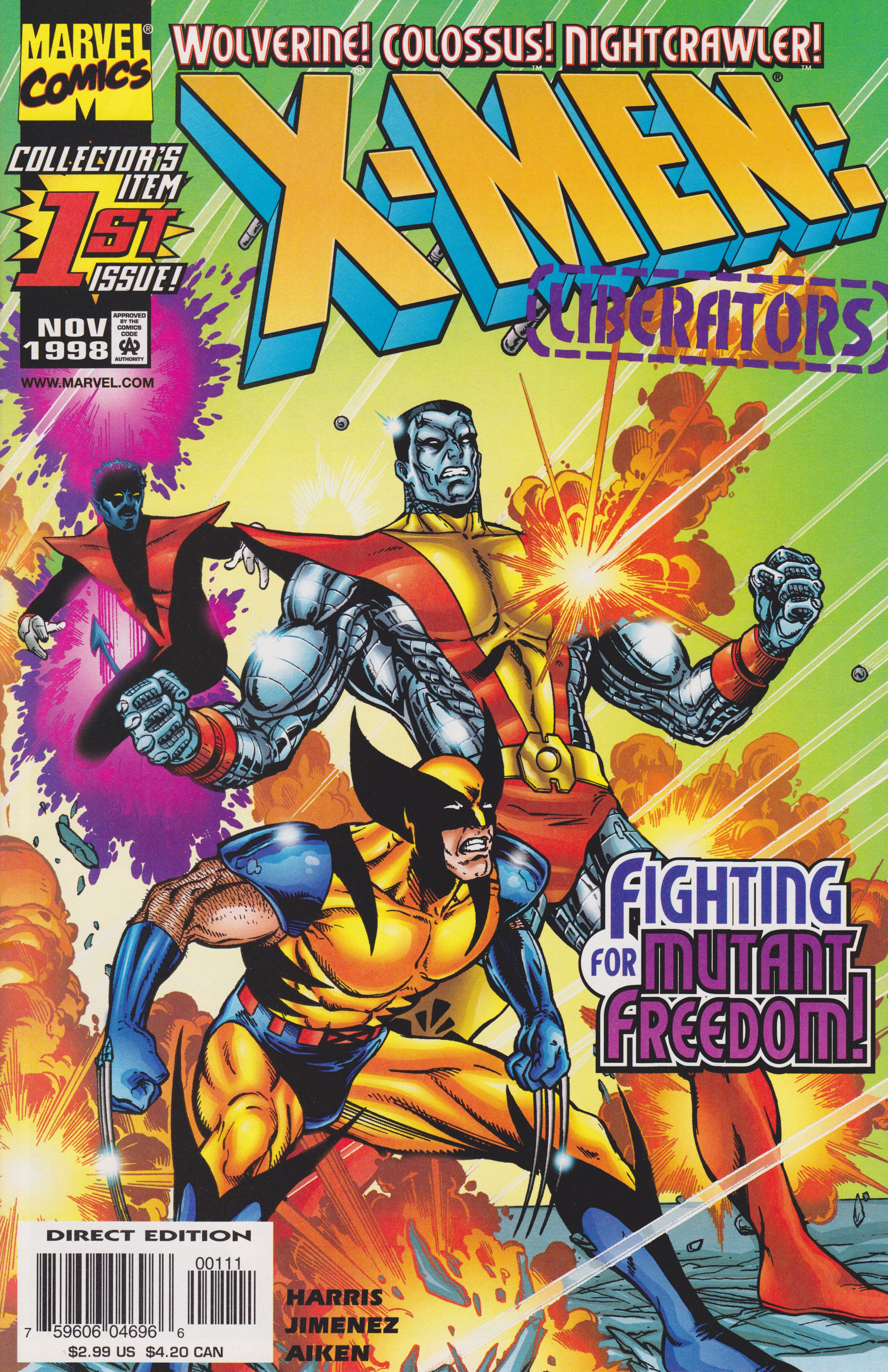 X-Men: Liberators #1 cover