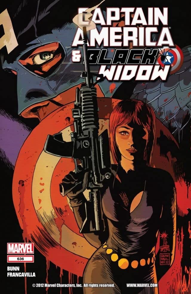 Captain America and Black Widow