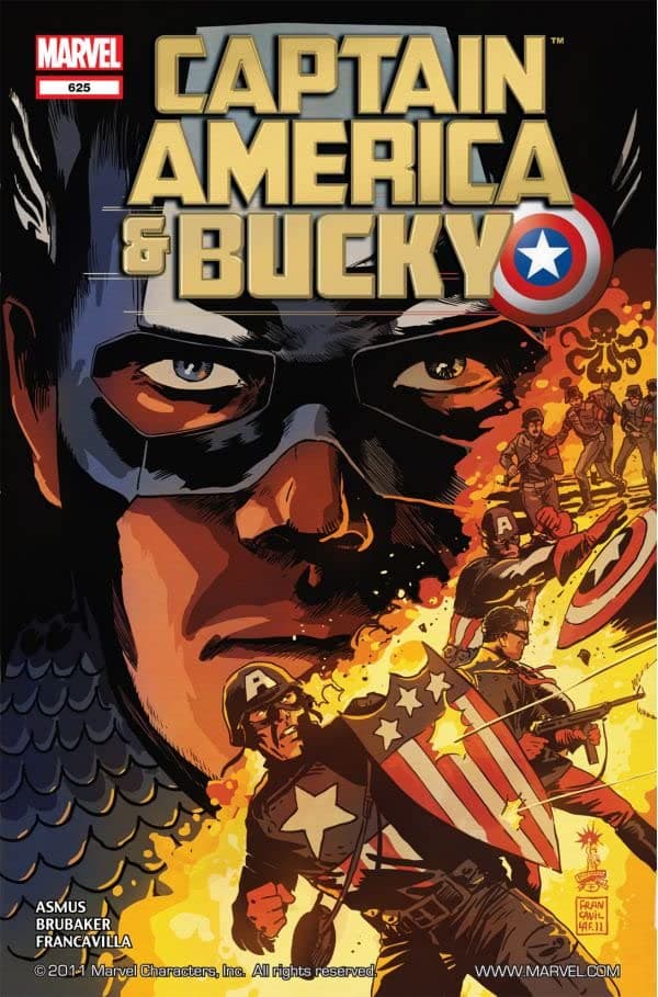 Captain America and Bucky #625 cover