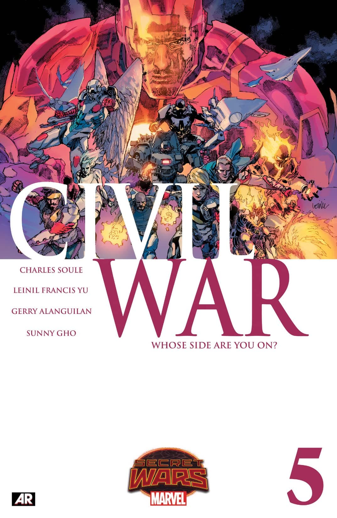 Civil War #5 cover