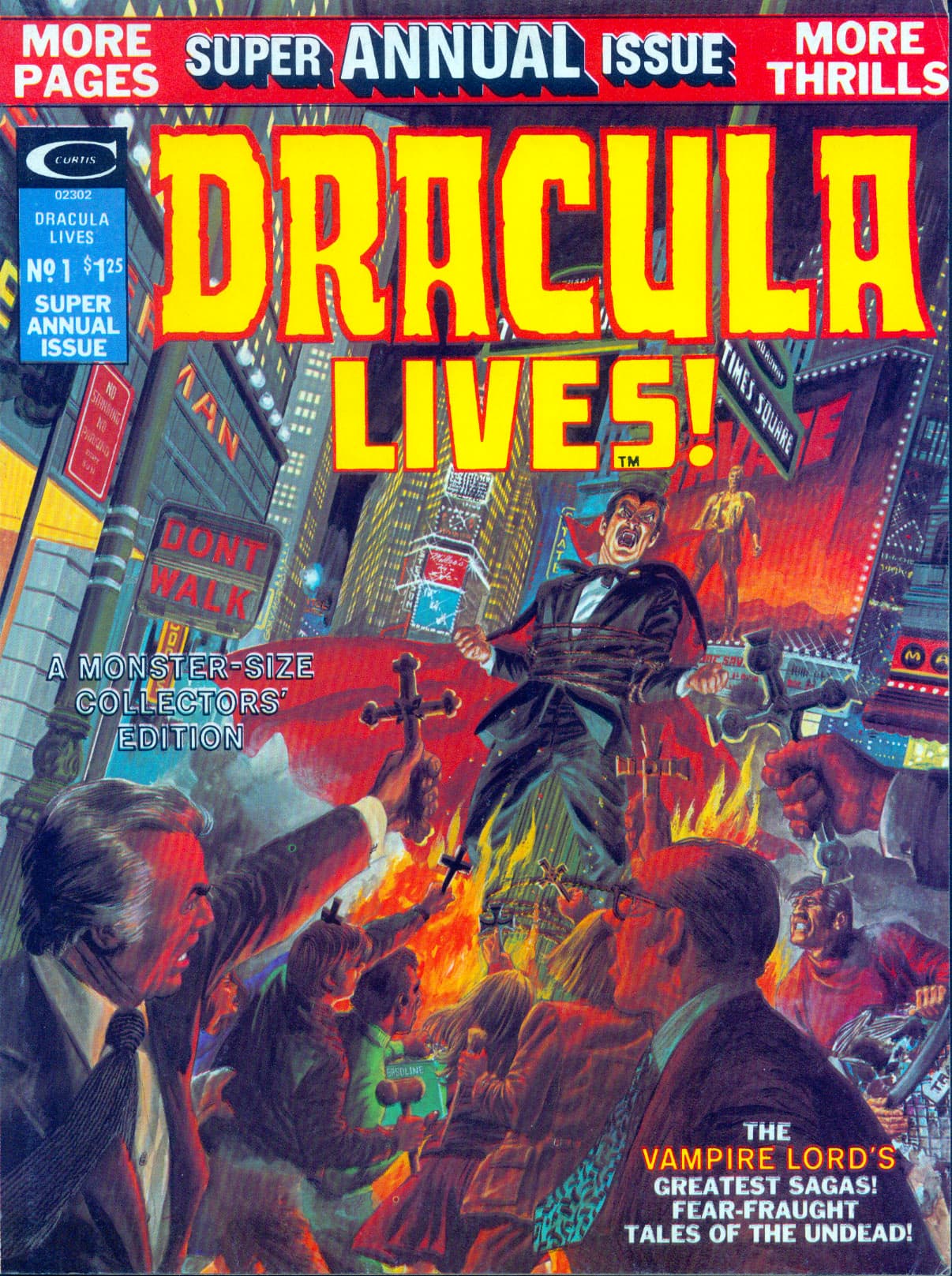 Dracula Lives Annual cover — © Marvel Comics