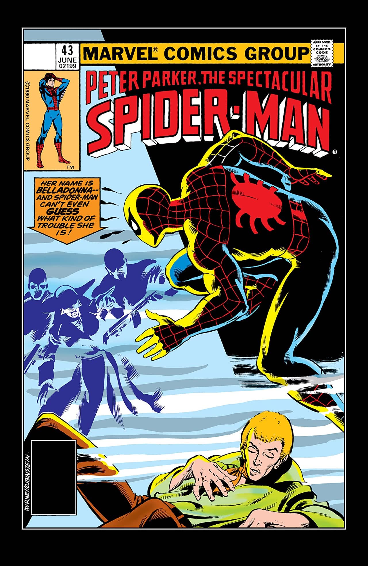 The Spectacular Spider-Man #43 cover