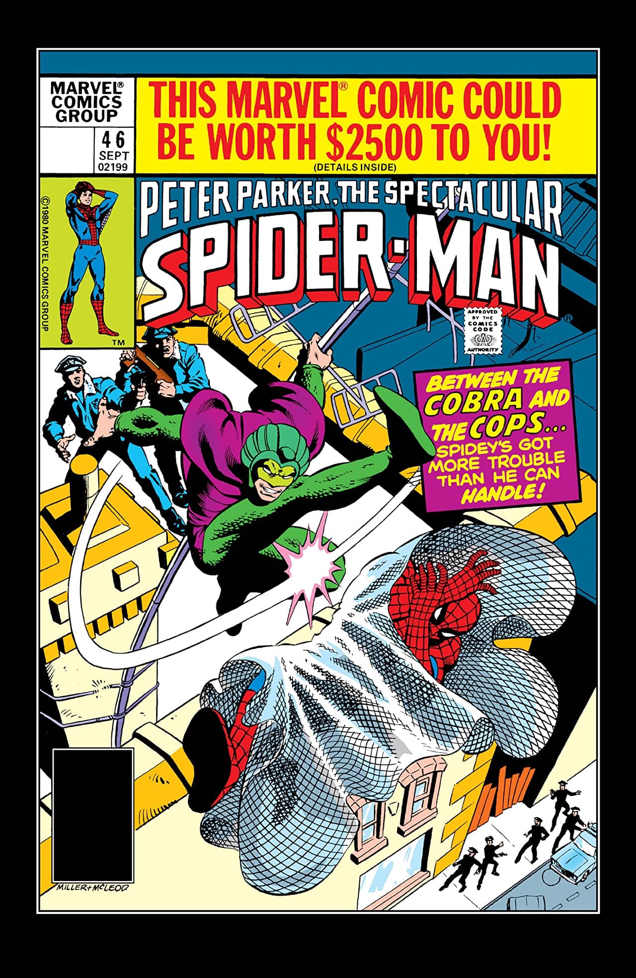 The Spectacular Spider-Man #46 cover