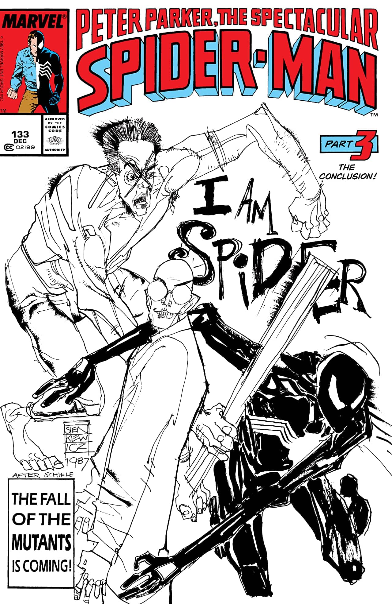The Spectacular Spider-Man #133 cover