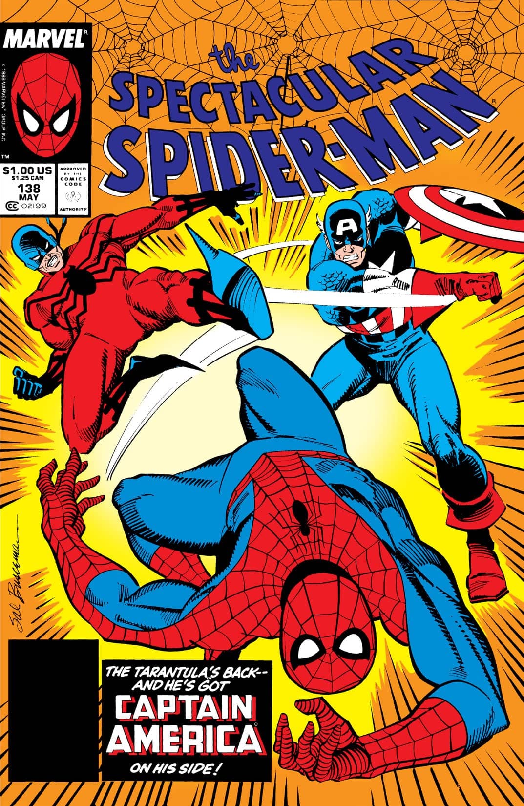 The Spectacular Spider-Man #138 cover