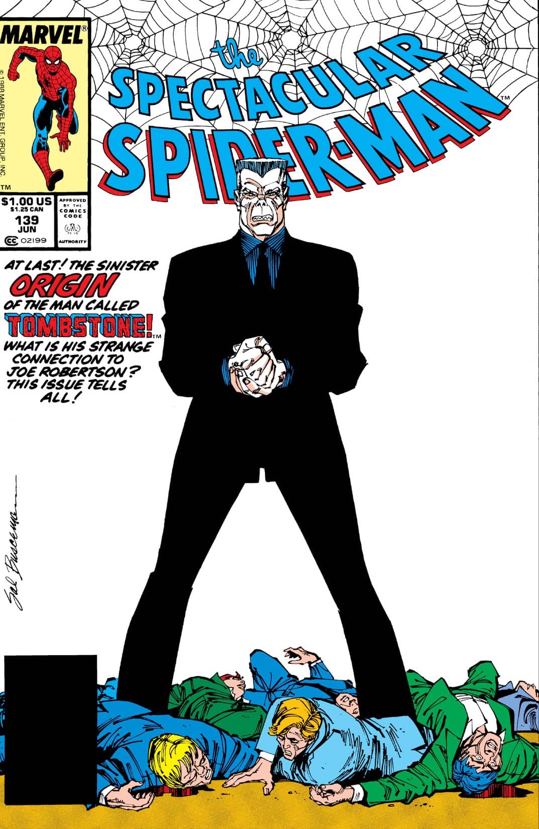 The Spectacular Spider-Man #139 cover