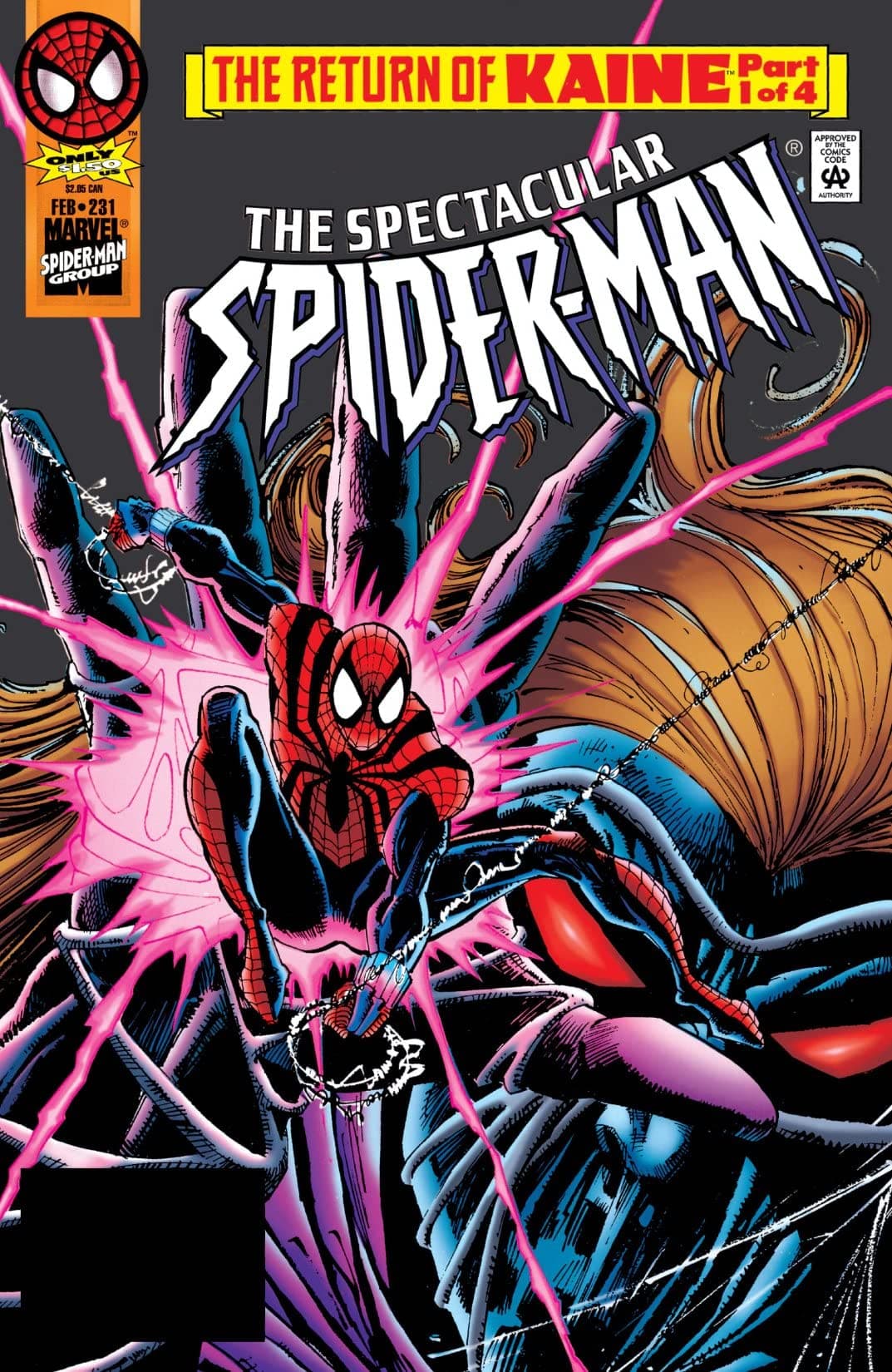 The Spectacular Spider-Man #231 cover