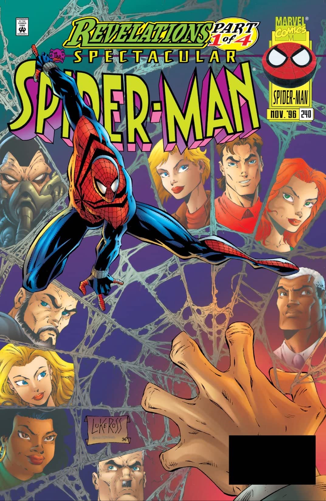 The Spectacular Spider-Man #240 cover