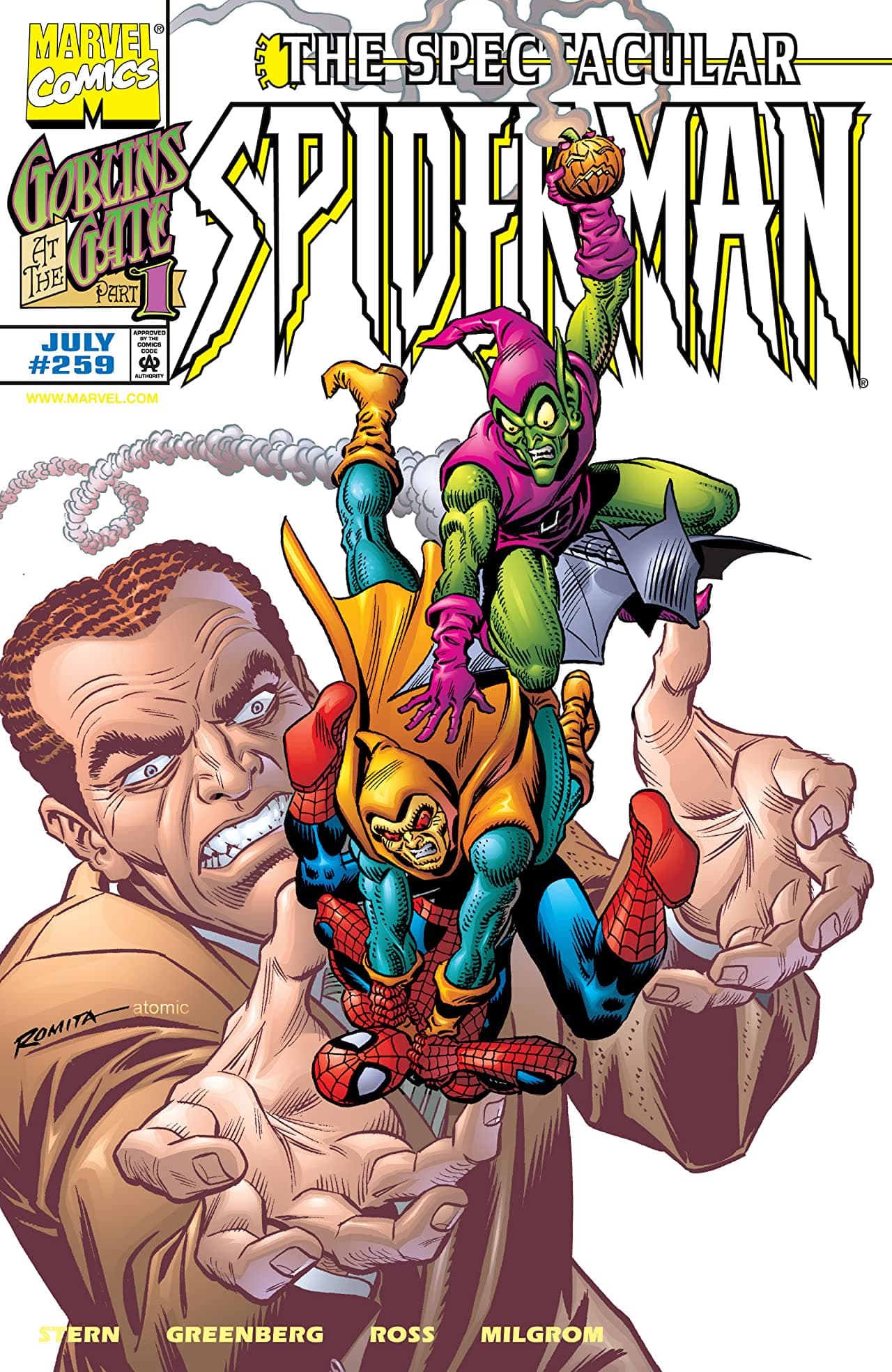 The Spectacular Spider-Man #259 cover