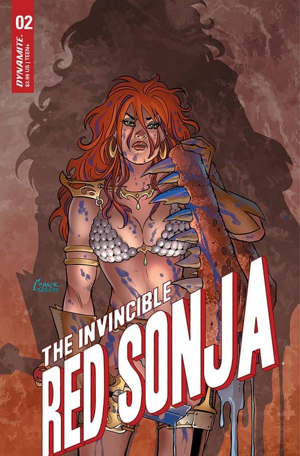 The Invincible Red Sonja #2 cover