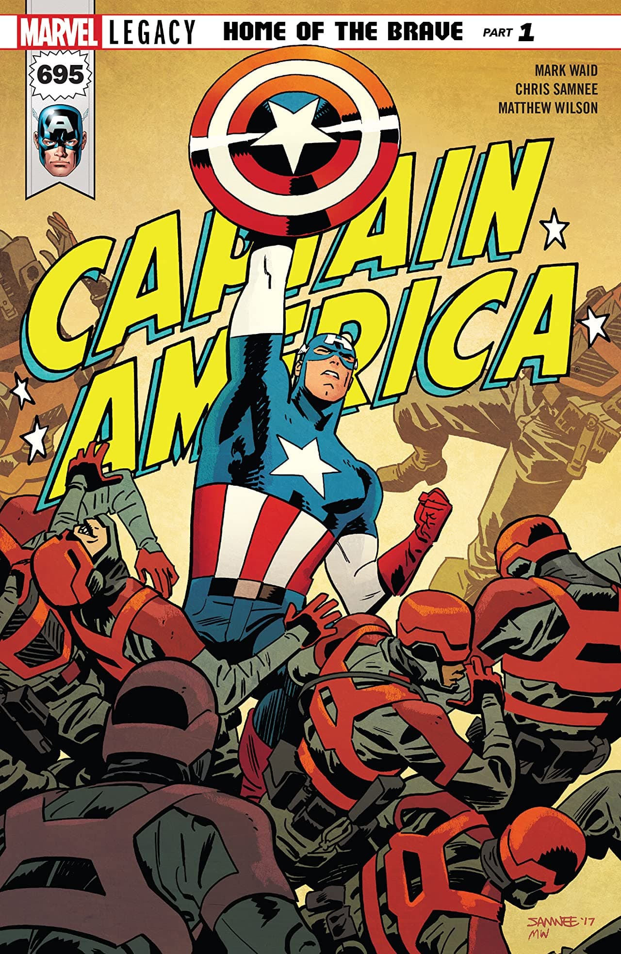Captain America #695