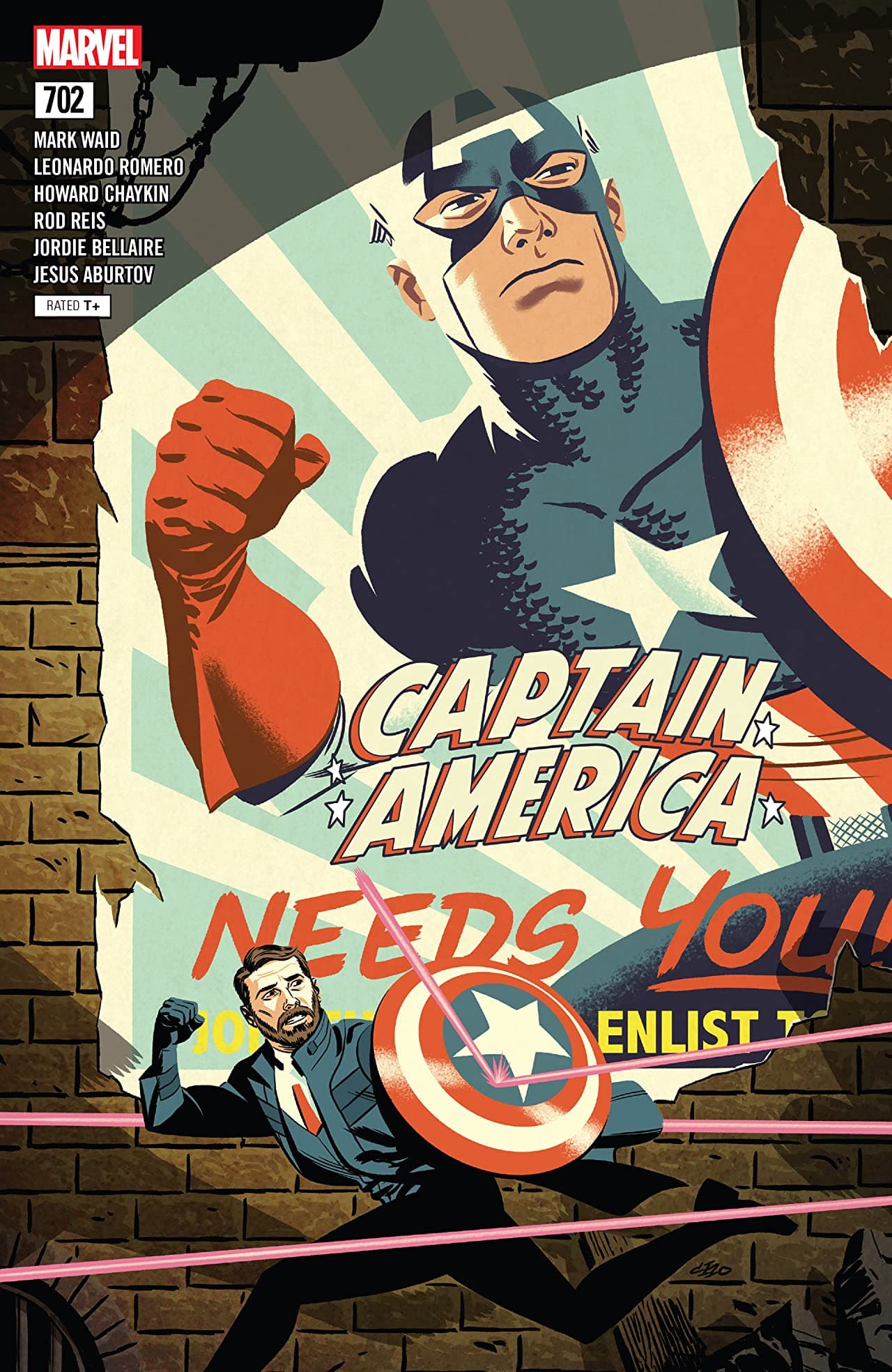 Captain America #702 cover