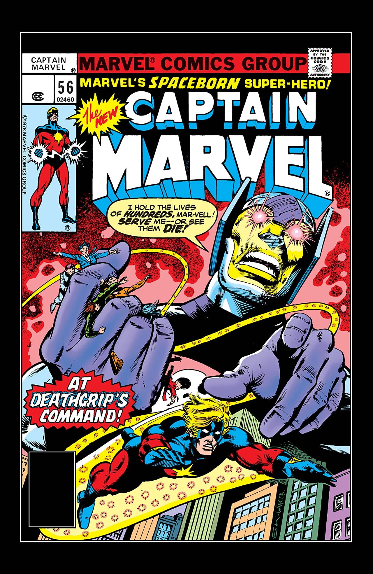 Captain Marvel #56 cover