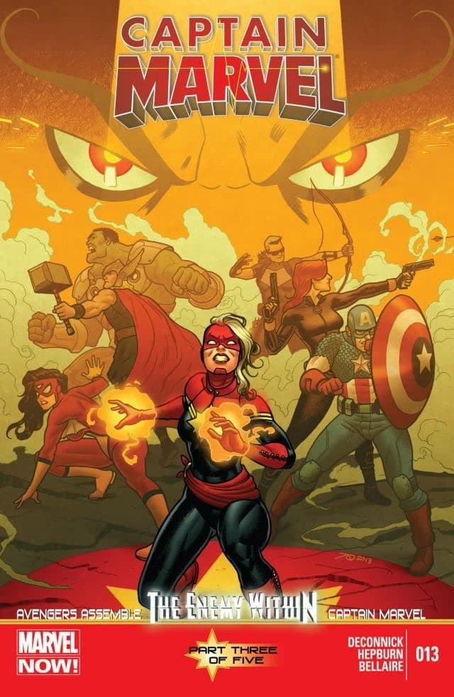 Captain Marvel #13 cover