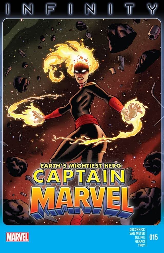 Captain Marvel #15 cover